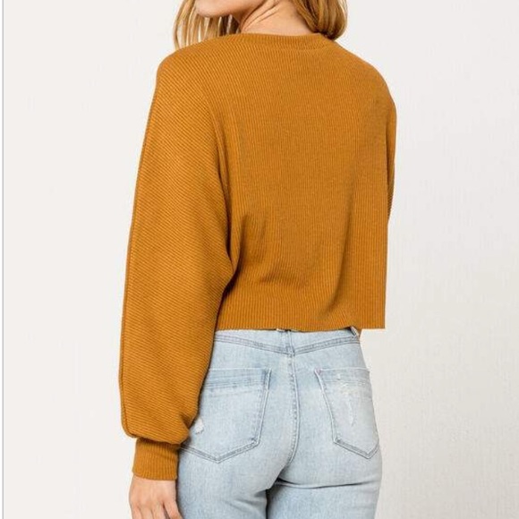 Sky and sparrow camel colored sweater - Picture 3 of 3